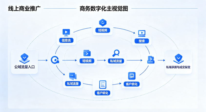 泗阳县线上商业推广怎么做？全域流量闭环搭建与低成本转化实战指南